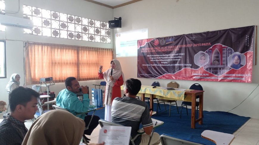 Bersama Dosen UNIMUDA Sorong Papua, Dua Dosen Prodi Matematika FKIP UMC Bahas Desiminasi Hasil APE Berbasis Etnomatika dan Media Pembelajaran ICT