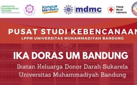 Ingat 6 Feb 2024, Pusat Studi Kebencanaan LPPM UM Bandung Gelar Donor Darah