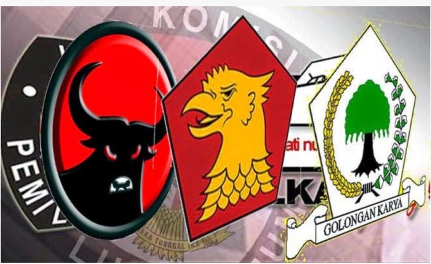 Hasil Survei PRC: Gerindra Hantui PDIP