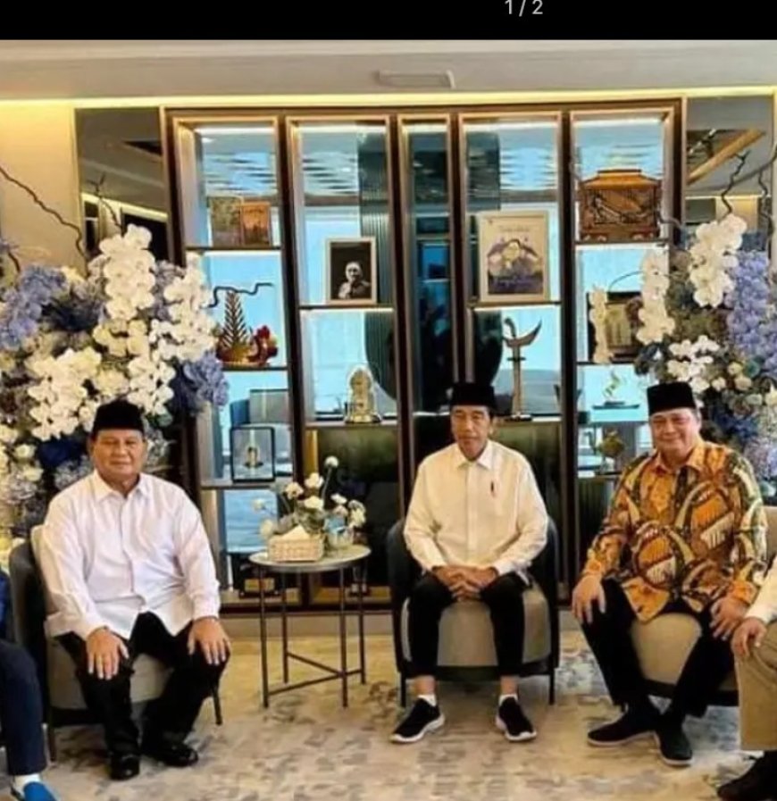 Jokowi Bertemu Prabowo dan Airlangga, Ganjar Ingatkan Etika