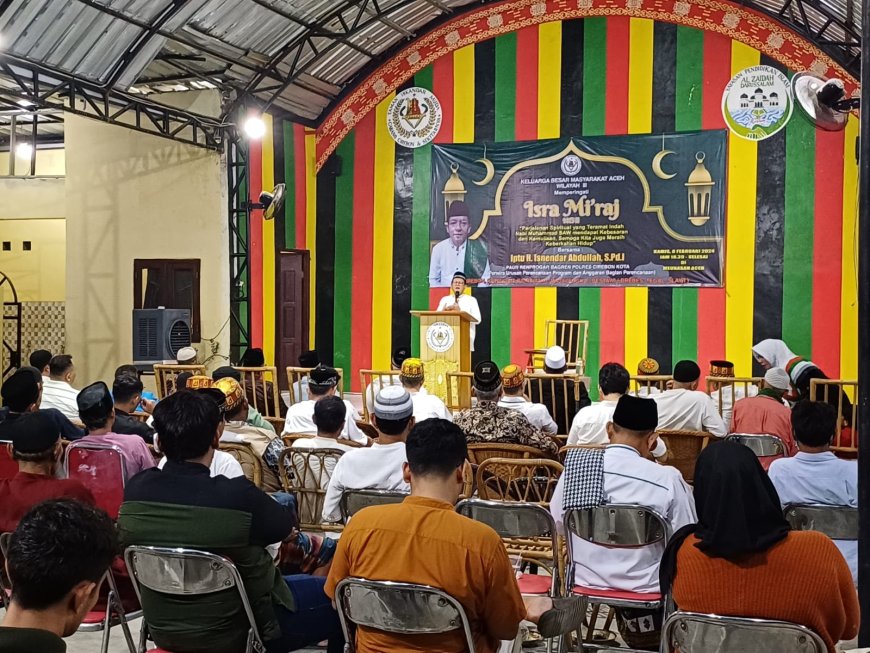 Hadiri Peringatan Isra Mi'raj 1445 H Warga Aceh di Wil III, Prof Rokhmin Ungkap Syarat Umat Terbaik