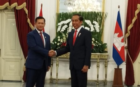 Jokowi Bertemu PM Kamboja di Australia