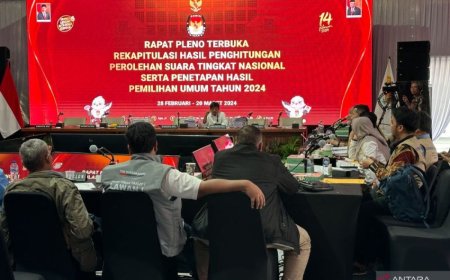 KPU Mulai Rekapitulasi Tingkat Nasional