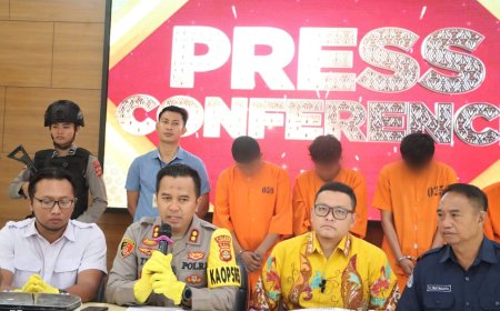 Polres Jembaran Berhasil Tangkap Komplotan  Pencuri Speedometer Truk