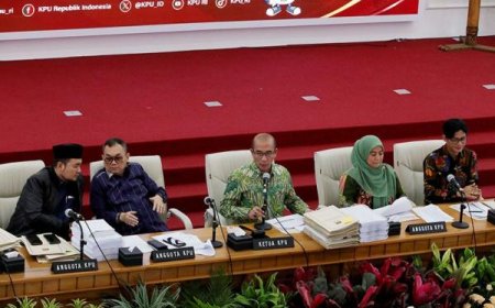 KPU Sahkan Reakpitulasi  Suara Pemilu 2024 di 32 Provinsi