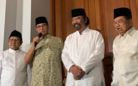 Anies Komentar, Usai Surya Paloh Ucapkan Selamat Ke Prabowo