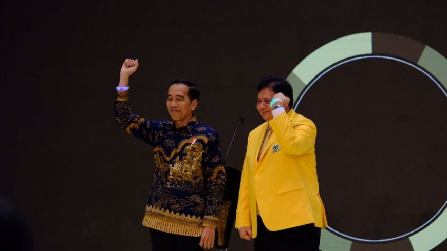 Jokowi Berkelakar Soal Isu Gabung Golkar