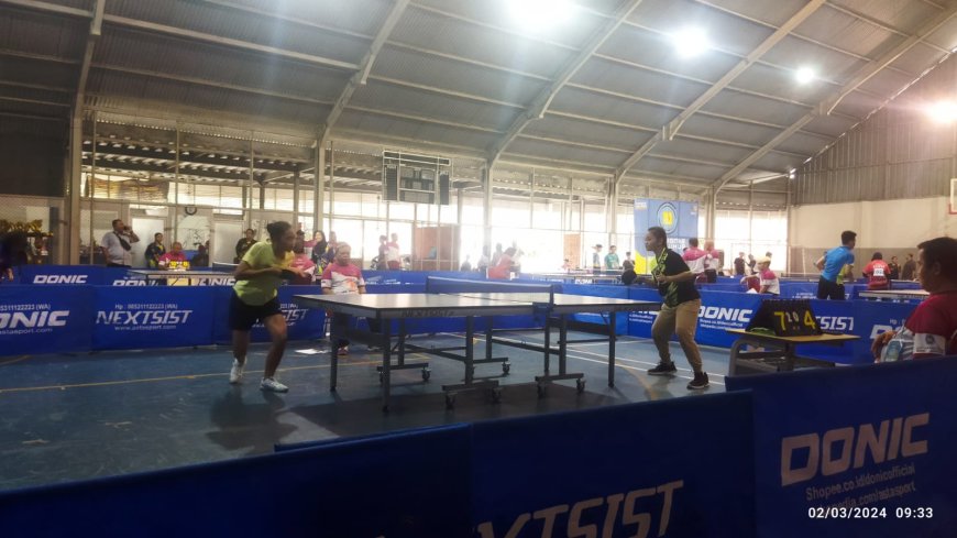 UBL Gelar Kejuaraan Tenis Meja Antar Pelajar