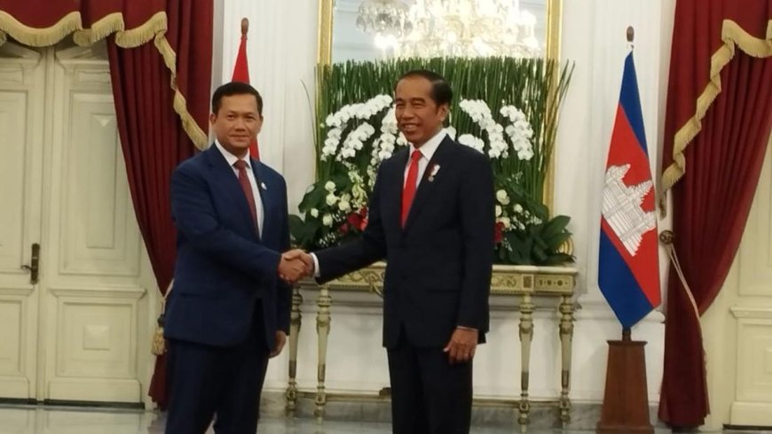 Jokowi Bertemu PM Kamboja di Australia