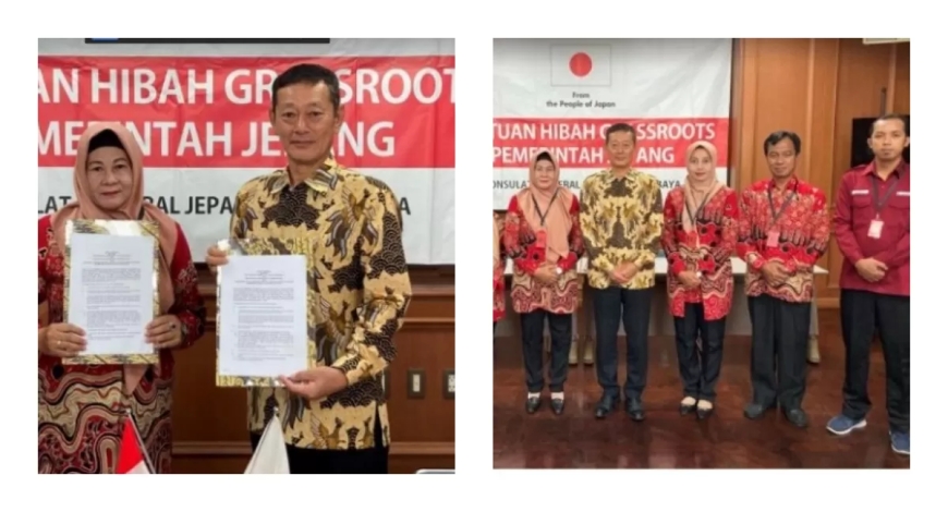 Konsultan Jenderal Jepang Salurkan Bantuan 1 Miliar Untuk Pengembangan Pendidikan di Jatim