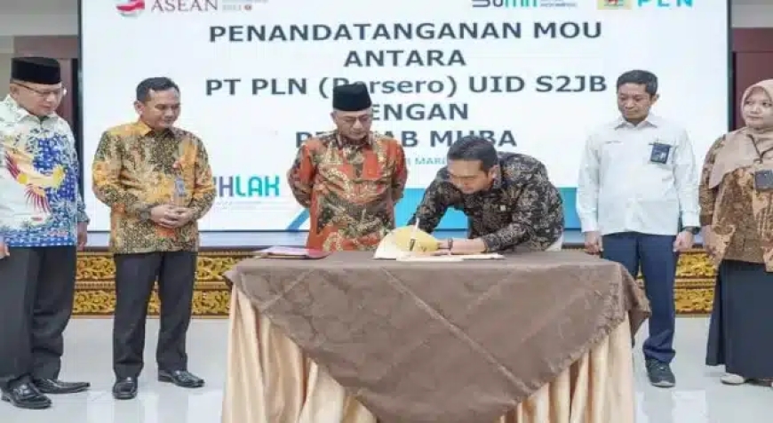 PJ Apriyani Mahmud Sebagai Bupati Banyuasin, 7 Desa di Mubah Dapat Nikmati Listrik PLN