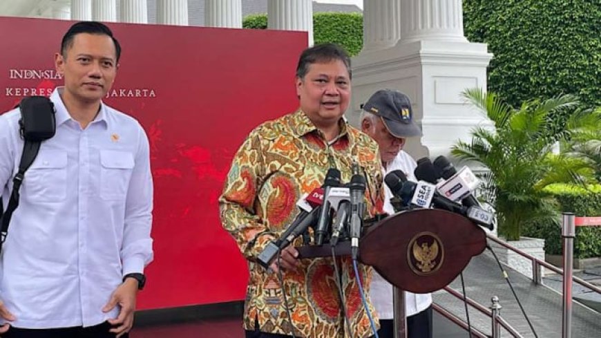 Airlangga : Wacana Jokowi Pimpin Koalisi Besar Belum Dibicarakan