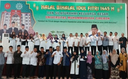 Momen Halal Bihalal, Rektor UMC: Mari Kita Jaga Semangat Ibadah Pasca Ramadhan