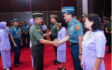 19 Perwira Tinggi TNI Resmi Naik Pangkat, Ada Kabais hingga Sesjen Wantannas