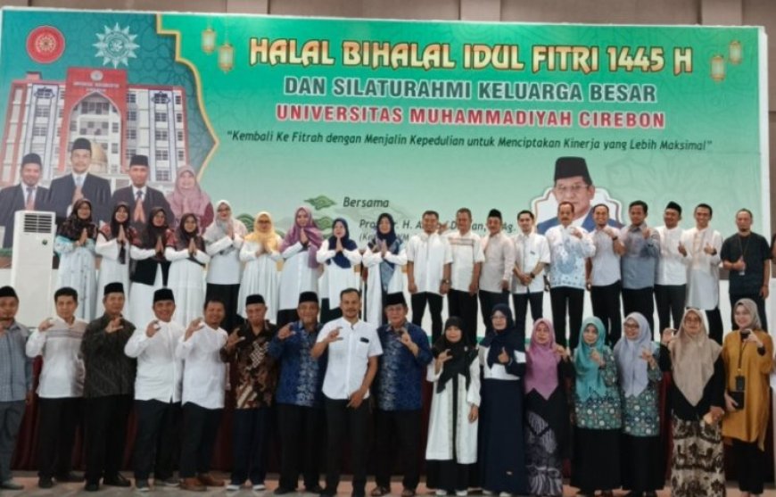 Momen Halal Bihalal, Rektor UMC: Mari Kita Jaga Semangat Ibadah Pasca Ramadhan