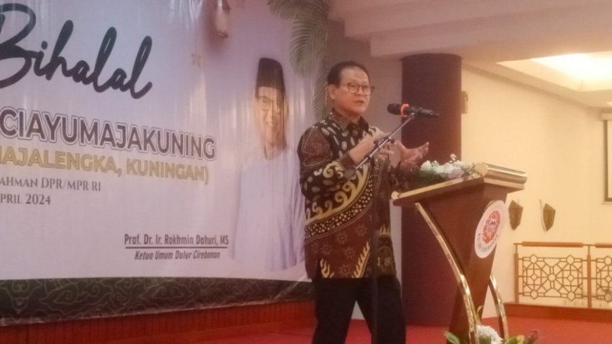 Halal Bihalal Dulur Cirebonan, Prof Rokhmin: Saling Memaafkan, Provinsi Cirebon Raya Harus Diwujudkan