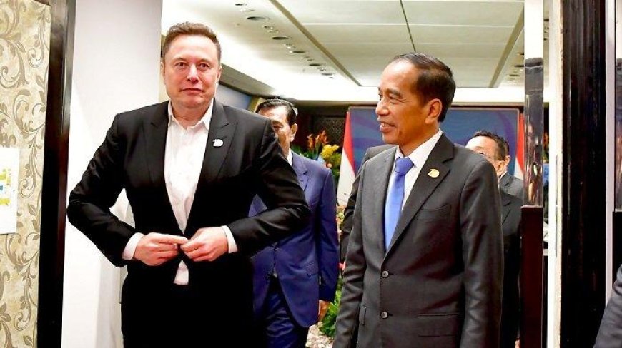 Usai Bertemu Elon Musk di Sela WWF, Jokowi Minta Investasi SpaceX - Tesla