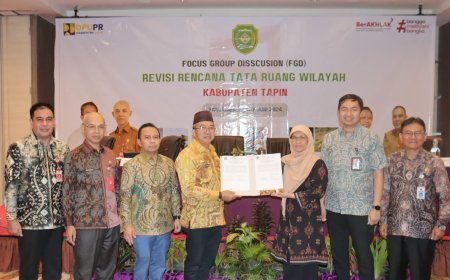 Kemendagri Dorong Percepatan Penetapan Rancangan Perda RTRW Kabupaten Tapin