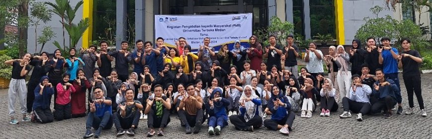 Dedikatif dan Inovatif, UT Medan Lakukan Pengabdian Masyarakat dengan Senam Sehat