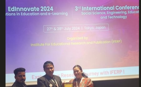 Best Paper Presenter di ICSET Tokyo Jepang, Dosen Prodi IKOR UMC Paparkan Soal Tari Topeng
