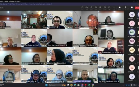 Universitas Terbuka Medan Gelar Ujian Sidang Tesis Magister Pendidikan Dasar Secara Daring
