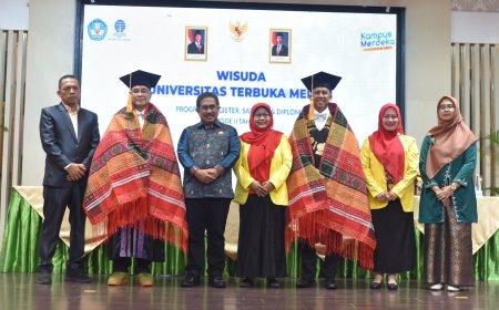 Wujudkan SDM Unggul, UT Medan dan Dinas Pendidikan Sumut Teken MoU di Acara Wisuda