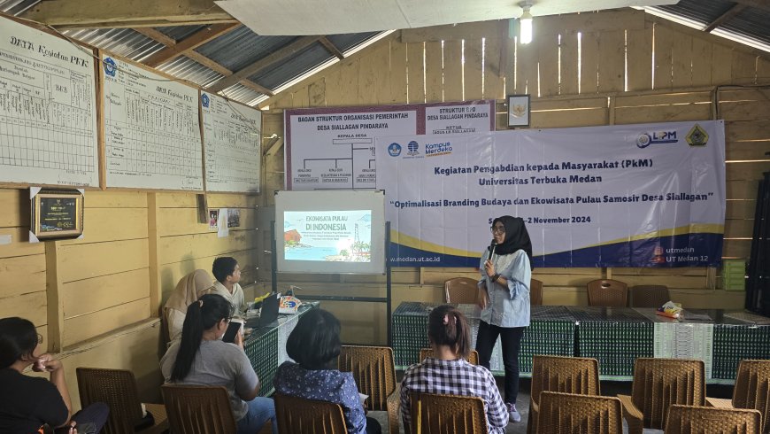 UT Medan Gelar Abdimas: BUMDes dan UMKM di Desa Siallagan Pindaraya Go Digital