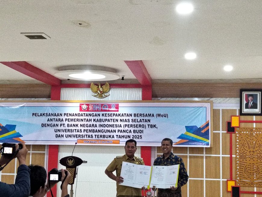 UT Medan dan Nias Selatan Resmikan Kerja Sama