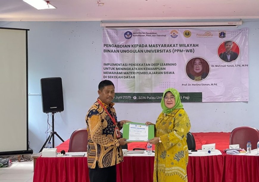 Prof. Herlina: Deep Learning Tingkatkan Kualitas Belajar Siswa