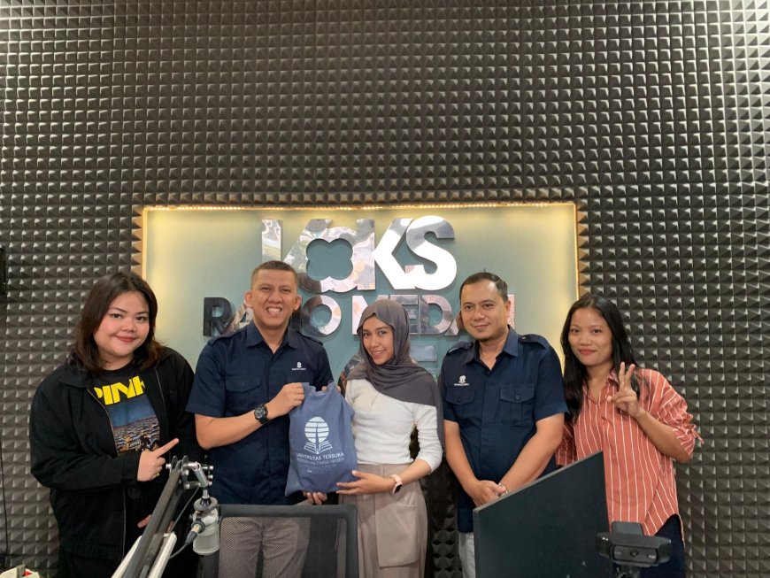 Diskusi Talkshow Radio di Voks FM dan Kiss FM Medan bersama Universitas Terbuka