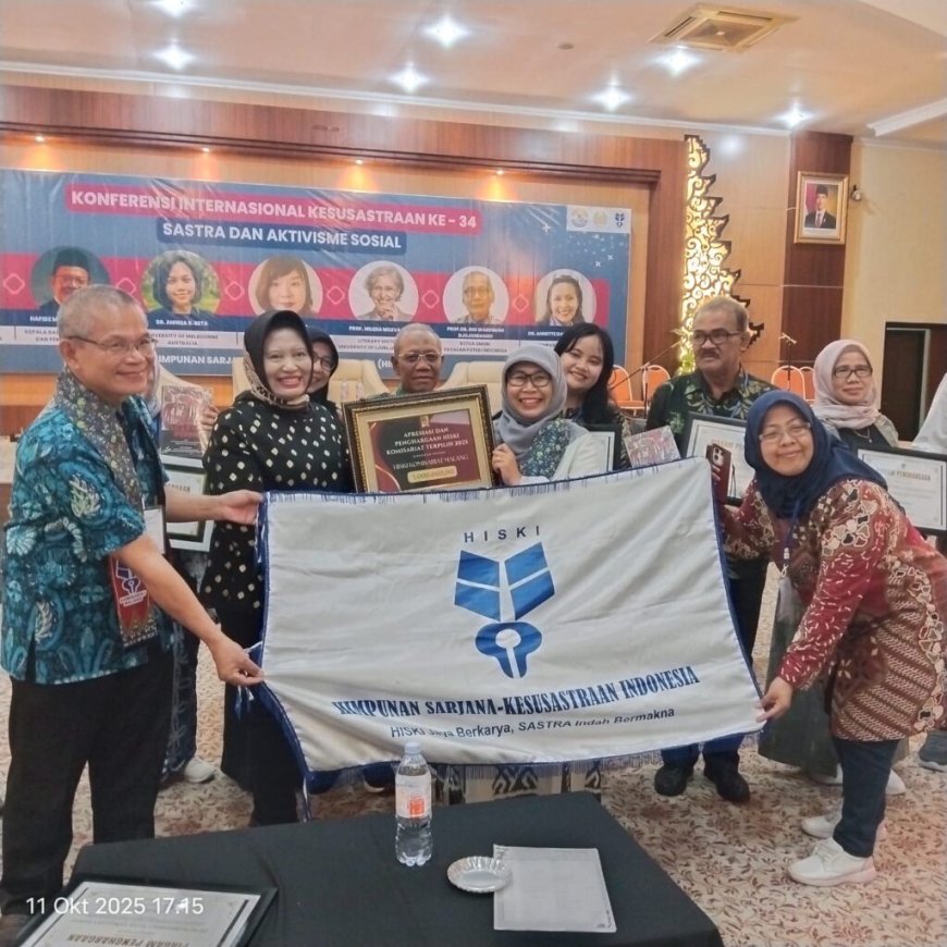 HISKI Luncurkan Buku Humaniora Digital di KIK ke-34: Wujud Nyata Tahun Buku 2025