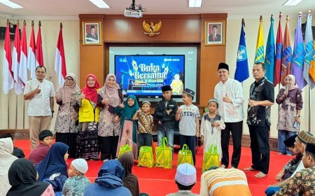 UT Medan Perkuat Kepedulian Sosial Lewat Buka Puasa dan Aksi Berbagi