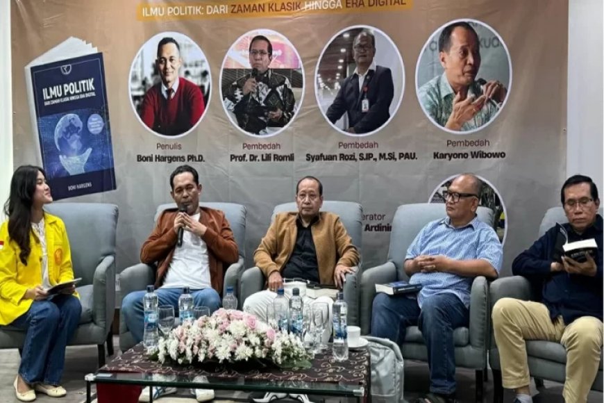 Launching Buku Ilmu Politik, Boni Hargens Soroti Pernyataan Saiful Mujani