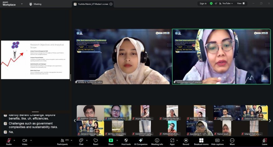 UT Medan Perkuat Wawasan Global melalui Forum Internasional Sustainable Business and Smart Technologies for Inclusive Growth