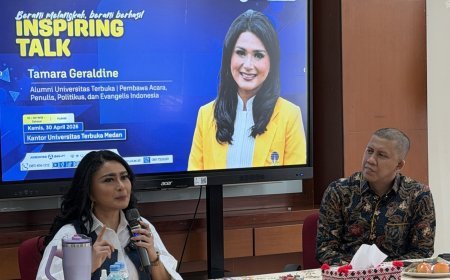 UT Medan Gelar Inspiring Talk Bersama Tamara Geraldine