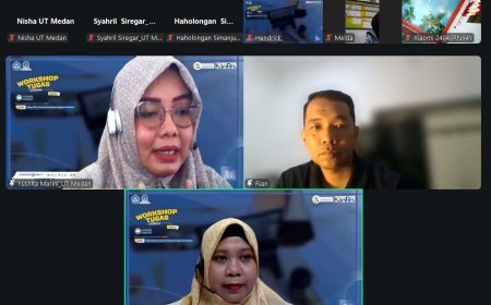 UT Medan Bekali Mahasiswa dalam Mendukung Kemandirian Belajar Melalui Workshop Tugas yang dilaksanakan Secara Daring