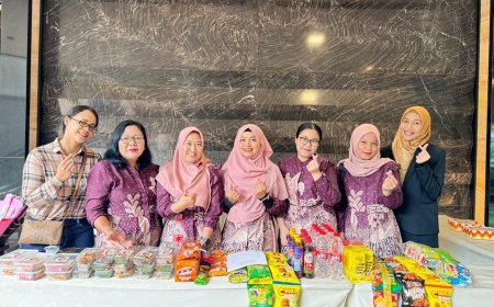 Semarak Bazar DWP Warnai Momen Wisuda Daerah UT Medan