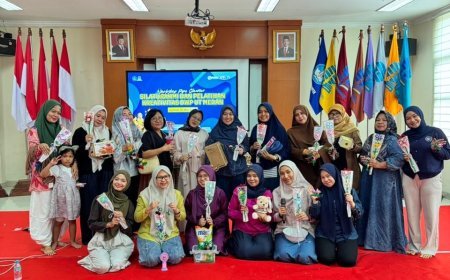 DWP UT Medan Gelar Silaturahmi dan Pelatihan Kreativitas Workshop Pipe Cleaner