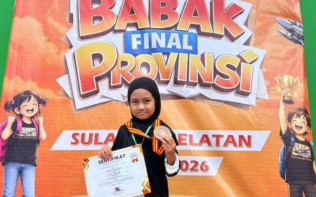 Siswa Kelas 1 SDN 1 Enrekang Raih Perak di JSO, Siap Melaju ke Nasional di Yogyakarta