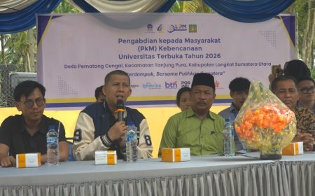 Pemulihan dan Penguatan Masyarakat Sumatera Utara Pascabencana: UT Hadir melalui PkM Nasional Kebencanaan 2026