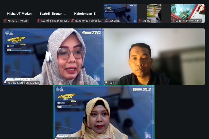 UT Medan Bekali Mahasiswa dalam Mendukung Kemandirian Belajar Melalui Workshop Tugas yang dilaksanakan Secara Daring