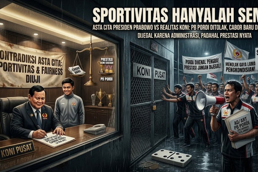 PB PORDI Nilai KORNI Tabrak Misi Suci Asta Cita Presiden Prabowo, Sportivitas Hanyalah Semu
