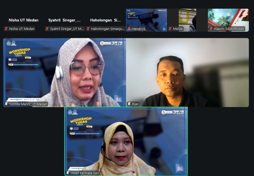 UT Medan Bekali Mahasiswa dalam Mendukung Kemandirian Belajar Melalui Workshop Tugas yang dilaksanakan Secara Daring