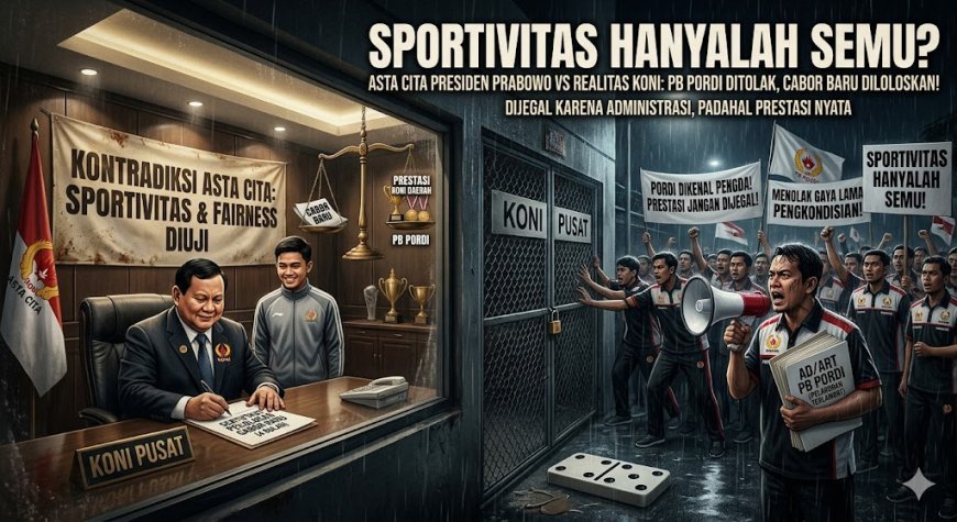 PB PORDI Nilai KORNI Tabrak Misi Suci Asta Cita Presiden Prabowo, Sportivitas Hanyalah Semu