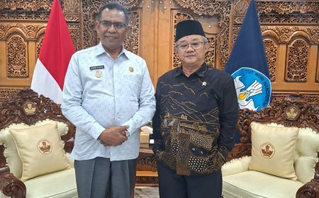 Sambangi Prof Mukti, Ayah Kace Bahas 3 Poin Penting Majukan Halmahera Utara