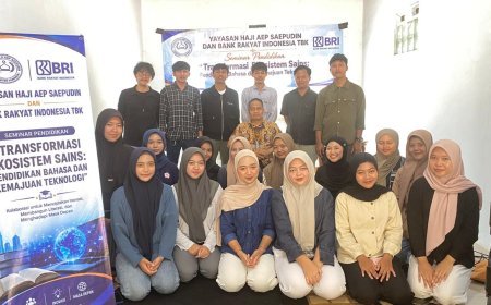 Yayasan Haji Aep Saepudin dan BRI Gelar Seminar Pendidikan, Perkuat Kompetensi Pendidik Hadapi Era Transformasi