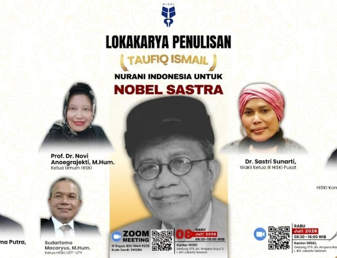 Menuju Nobel Sastra 2027: HISKI Galang Pemikiran Akademisi untuk Taufiq Ismail