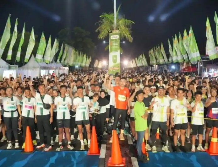 Riau Bhayangkara Run 2026 Diikuti 15.080 Pelari dari Empat Negara
