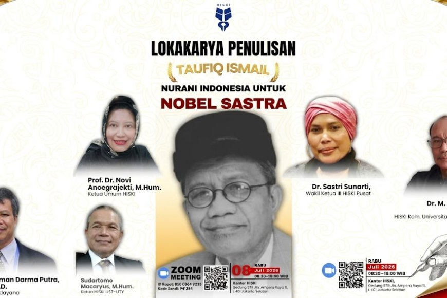 Menuju Nobel Sastra 2027: HISKI Galang Pemikiran Akademisi untuk Taufiq Ismail