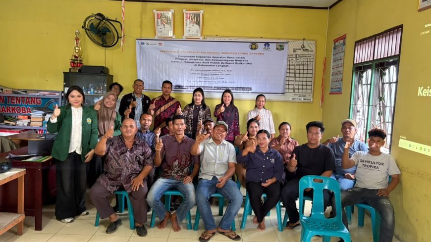 USU, UT, dan UNAND Perkuat Kesiapsiagaan Bencana Desa Langkat